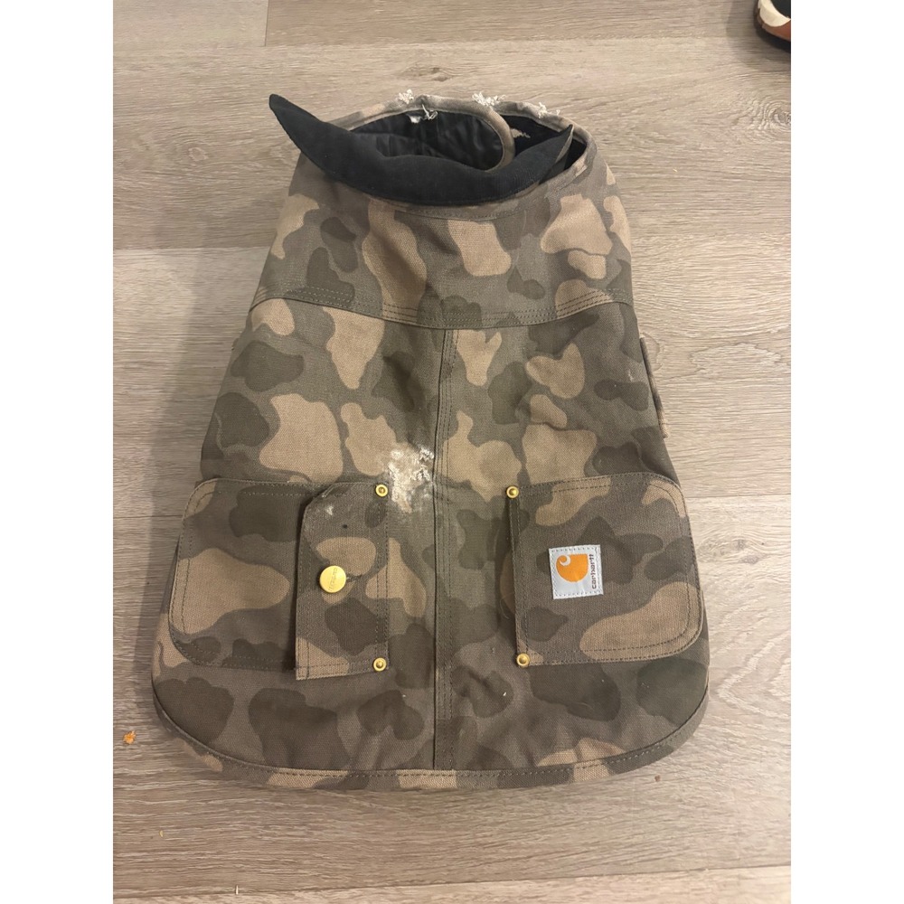Carhartt Dog Chore Coat Camo Duck Canvas Pet Vest Medium P0417 Camouflage